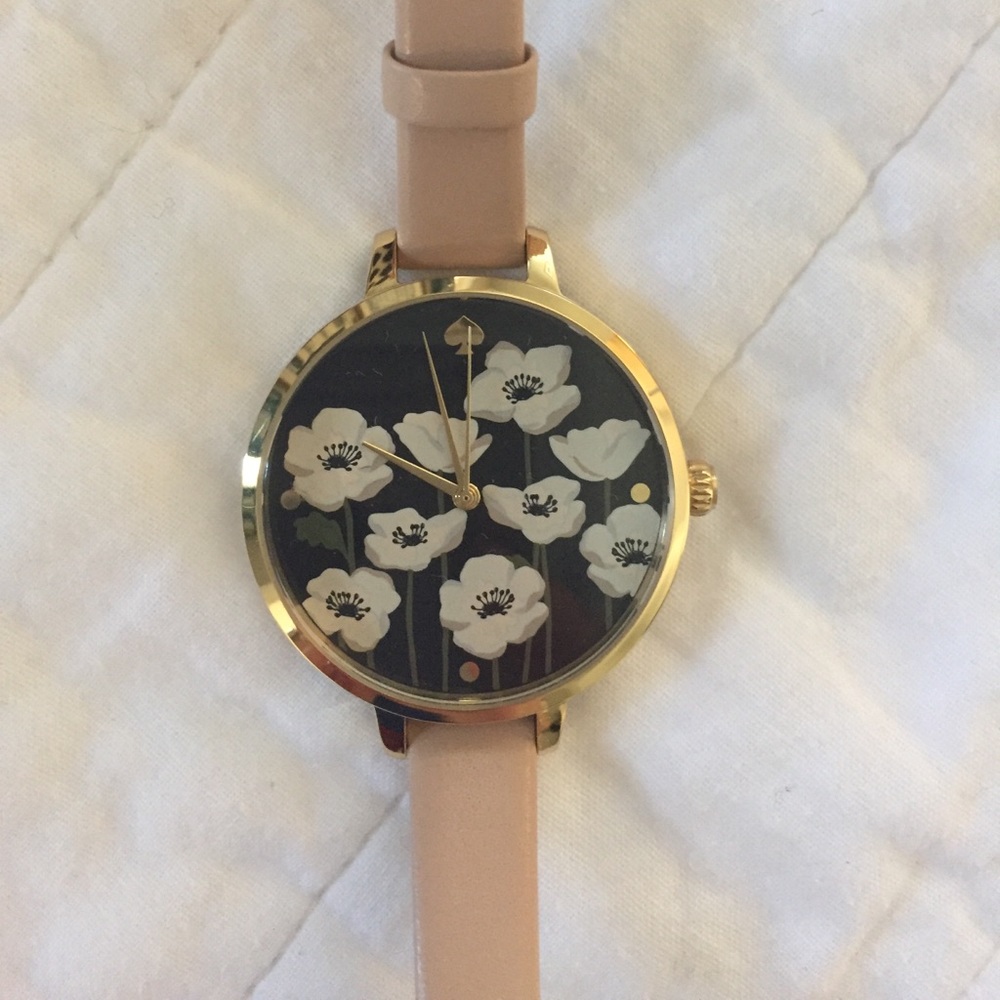 Kate Spade Poppy floral watch